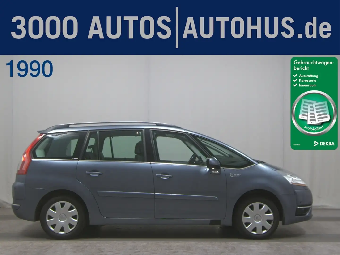 Citroen Grand C4 Picasso 2.0 HDi 135 FAP Exclusive Luft Grau - 1