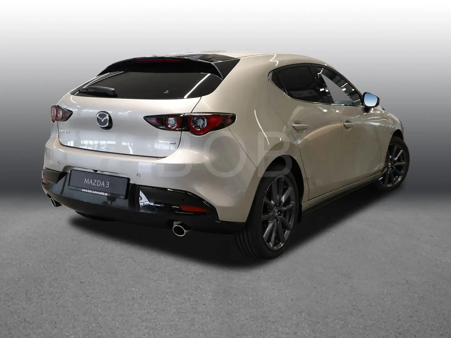 Mazda 3 G 140 Aut. Exclusive-line NAVI SHZ PDC Plateado - 2
