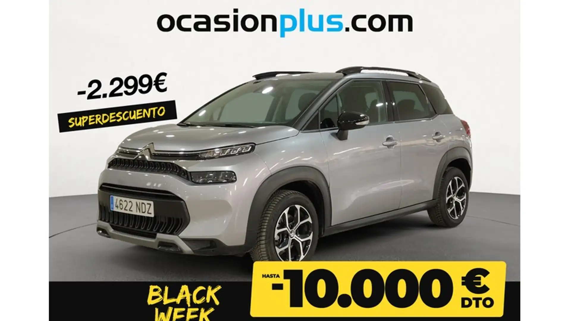 Citroen C3 Aircross Puretech S&S Plus 110 Silber - 1