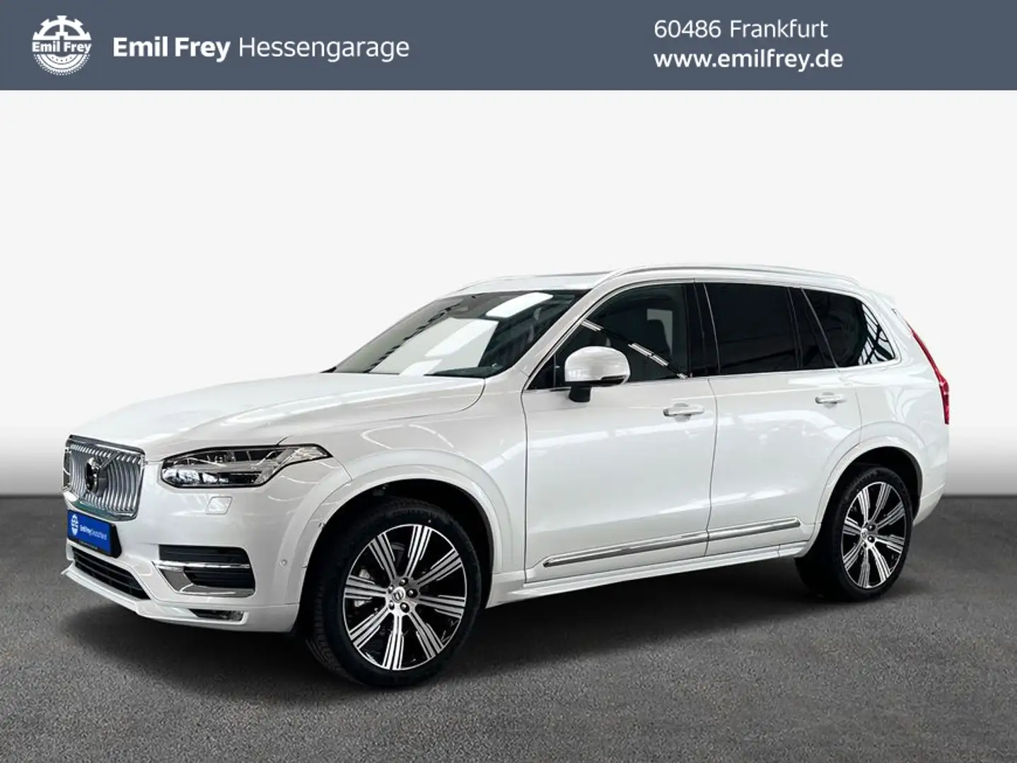Volvo XC90 XC90 B5 AWD 7S Plus-Bright Aut Glasd 21'' 360° AHK Weiß - 1