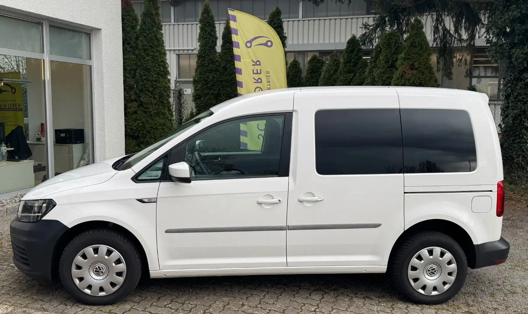 Volkswagen Caddy 1,4*BiFuel*TGI*Trendline*Scheckheft* Blanc - 2