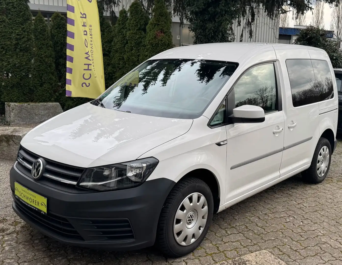 Volkswagen Caddy 1,4*BiFuel*TGI*Trendline*Scheckheft* Blanc - 1