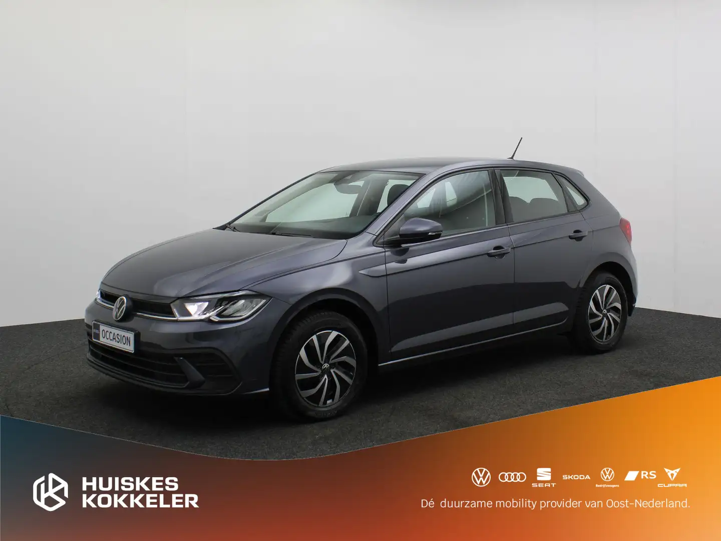 Volkswagen Polo Life 1.0 TSI 95pk Adaptive cruise control, App con Grau - 1