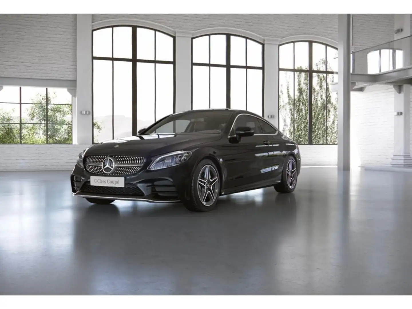 Mercedes-Benz C 300 Coupé AMG COMAND+360°+M-LED+Pano+HUD+18 Schwarz - 1