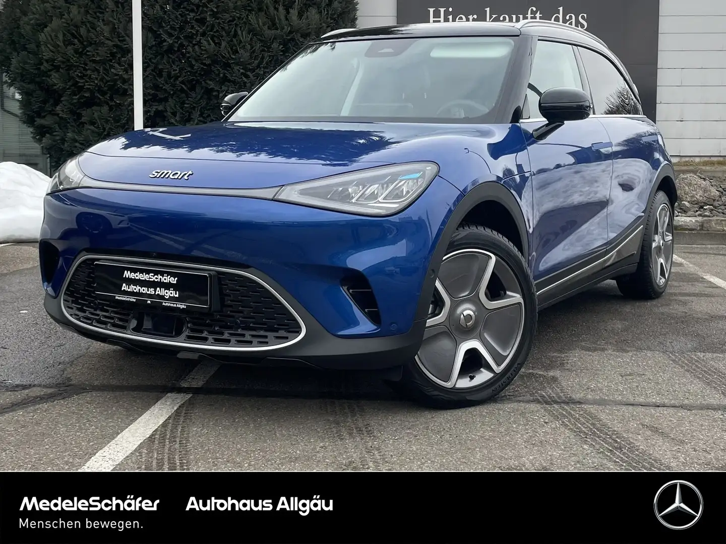 smart #1 #1 Pulse 4M LEDER Pano 360° HuD 22kW Keyless Navi Bleu - 1