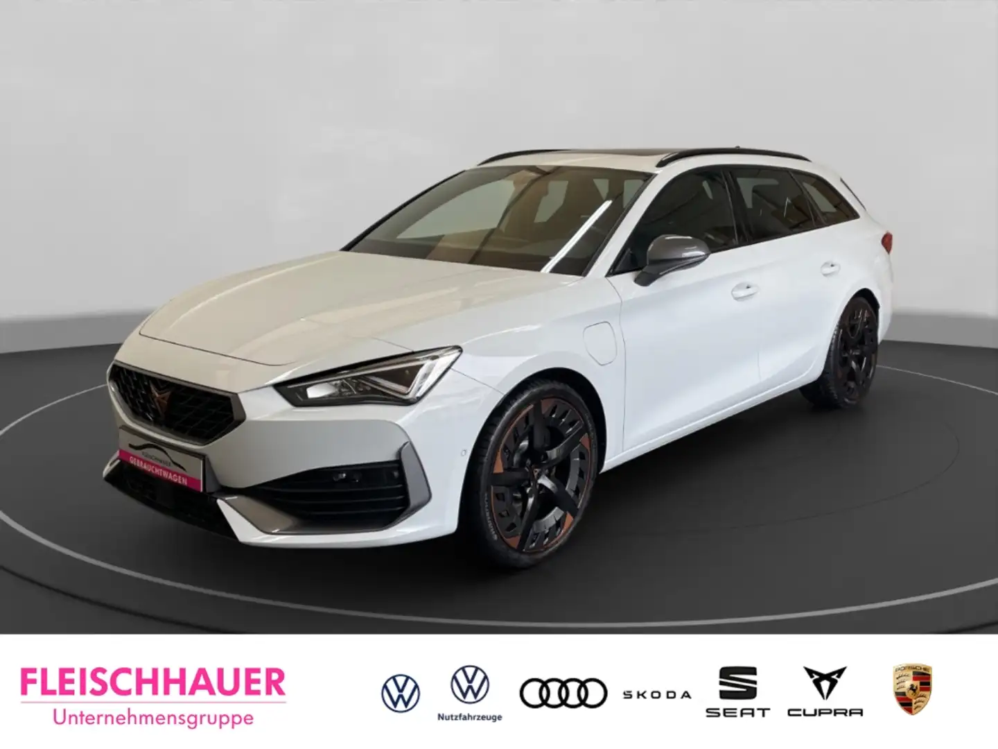 CUPRA Leon Sportstourer 1.4 e-Hybrid AD El. Panodach Navi Dig Weiß - 1
