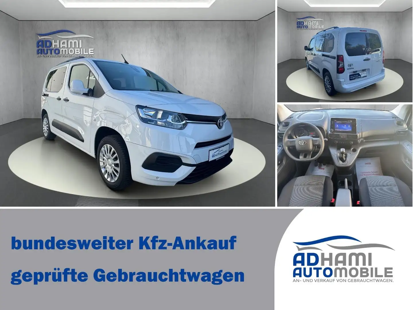 Toyota Proace L1/5-SITZER/2xSCHIEBE/KLIMA/SHZ/TOP! Alb - 2