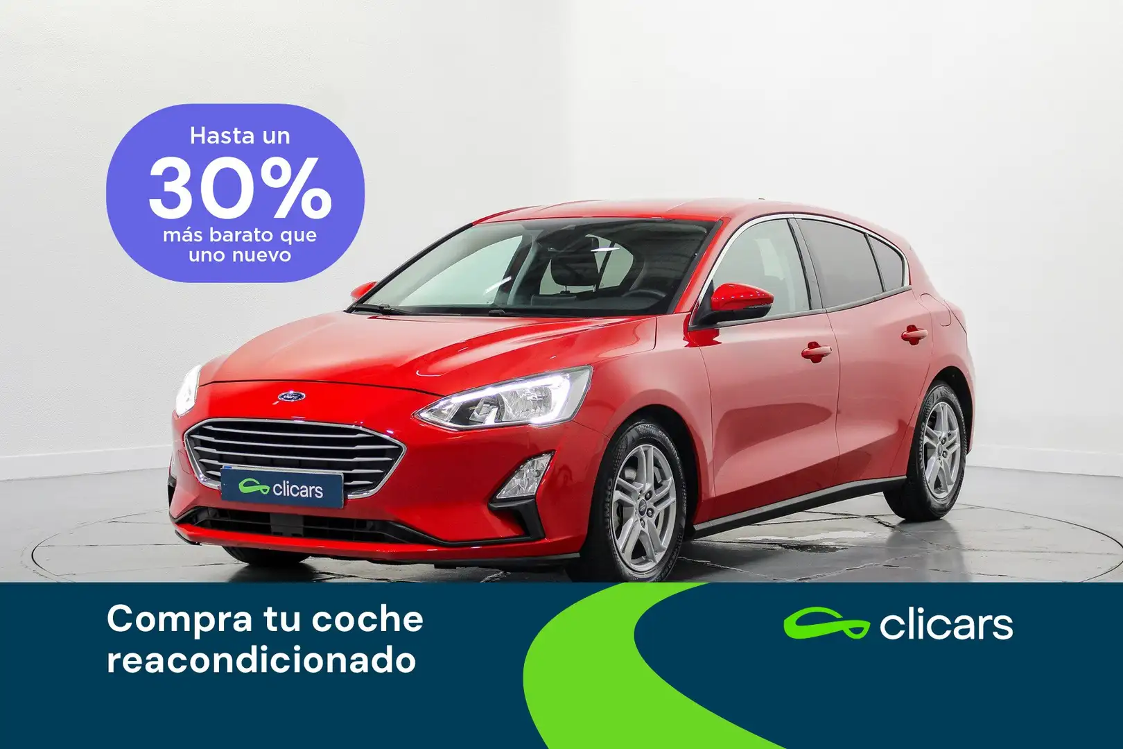 Ford Focus 1.5Ecoblue Trend Edition 95 Rojo - 1