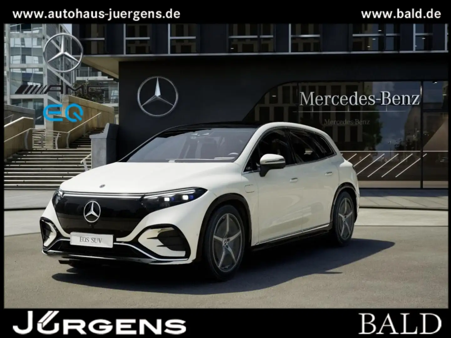 Mercedes-Benz EQS SUV EQS 450+ SUV AMG-Sport/Pano/Burm/Keyl/Distr/21' Weiß - 1