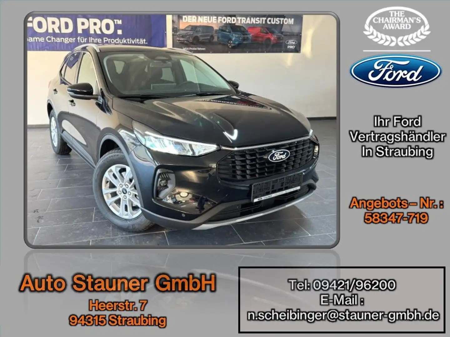 Ford Kuga 1.5 EcoBoost Titanium*NAVI*LED*KAMERA*SHZ* Schwarz - 1