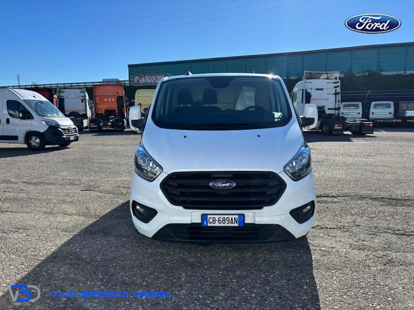 Ford Transit Custom 300 2.0 TDCI MHEV Furgone Ch1 Bianco - 2
