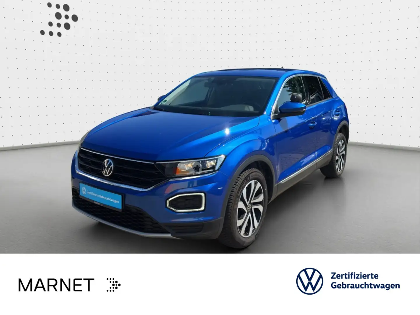 Volkswagen T-Roc 2.0 TDI Active DSG Navi*AHK*Kamera*LED*SHZ Blauw - 1