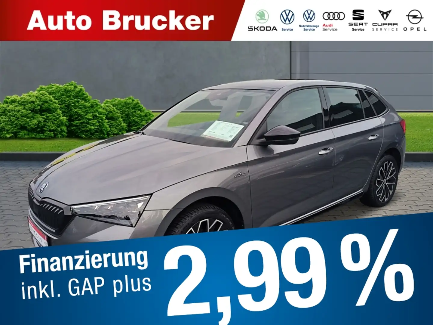 Skoda Scala Monte Carlo 1.5 TSI+Navi+elektr. Panoramadach+LED Gri - 1