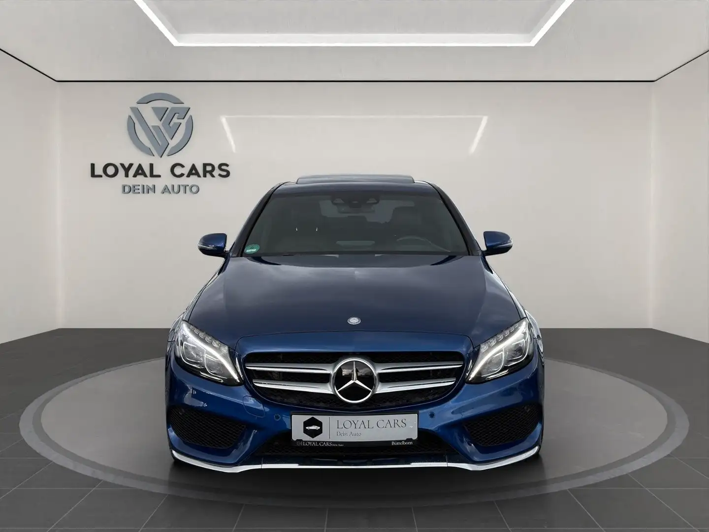 Mercedes-Benz C 250 Lim*AMG*SB-DACH*HUD*Dist+*KAMERA*LED*AMBIE Blau - 2