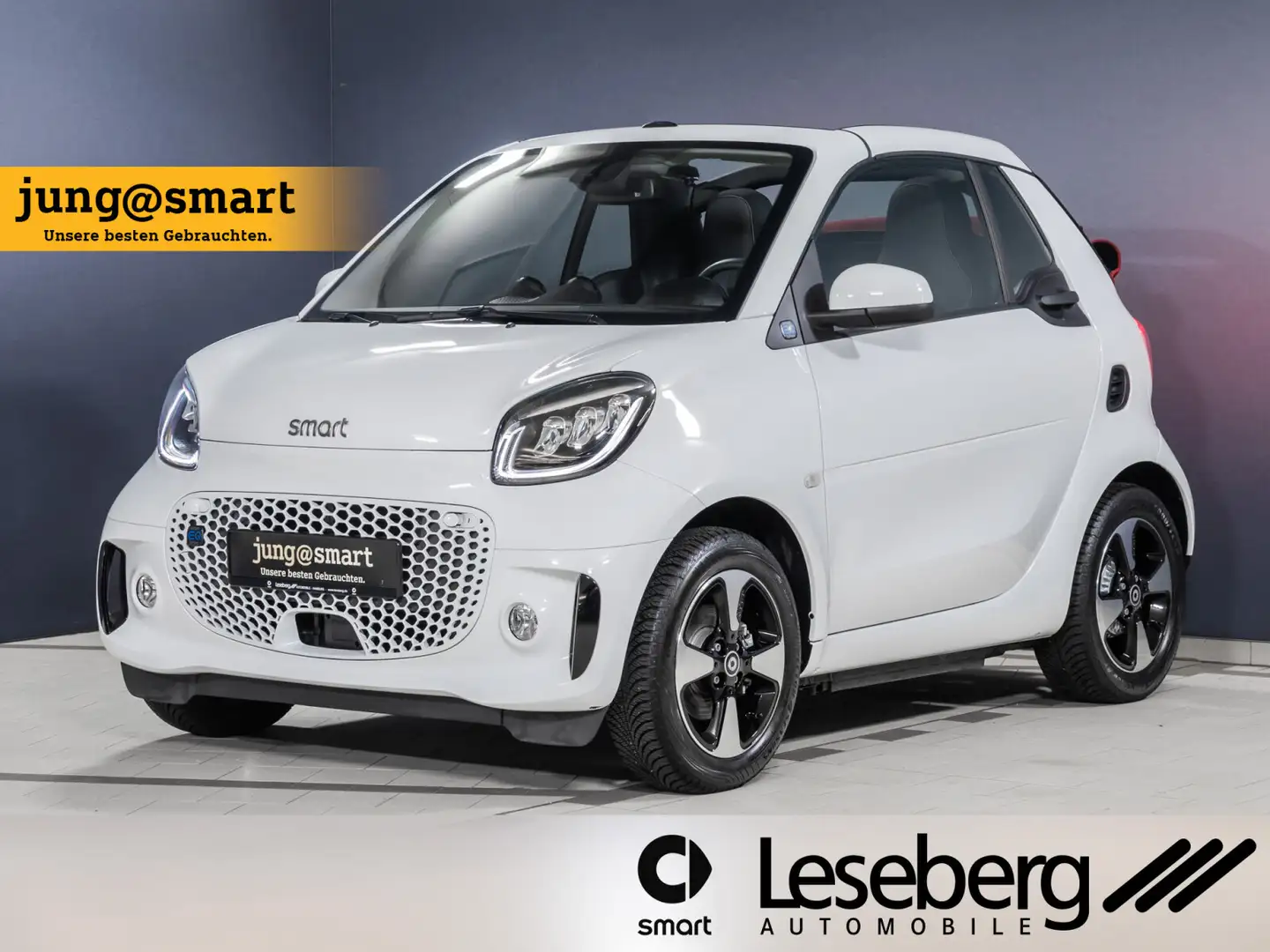 smart forTwo ForTwo Cabriolet EQ Passion LED/22 kW/DAB/Kamera Weiß - 1
