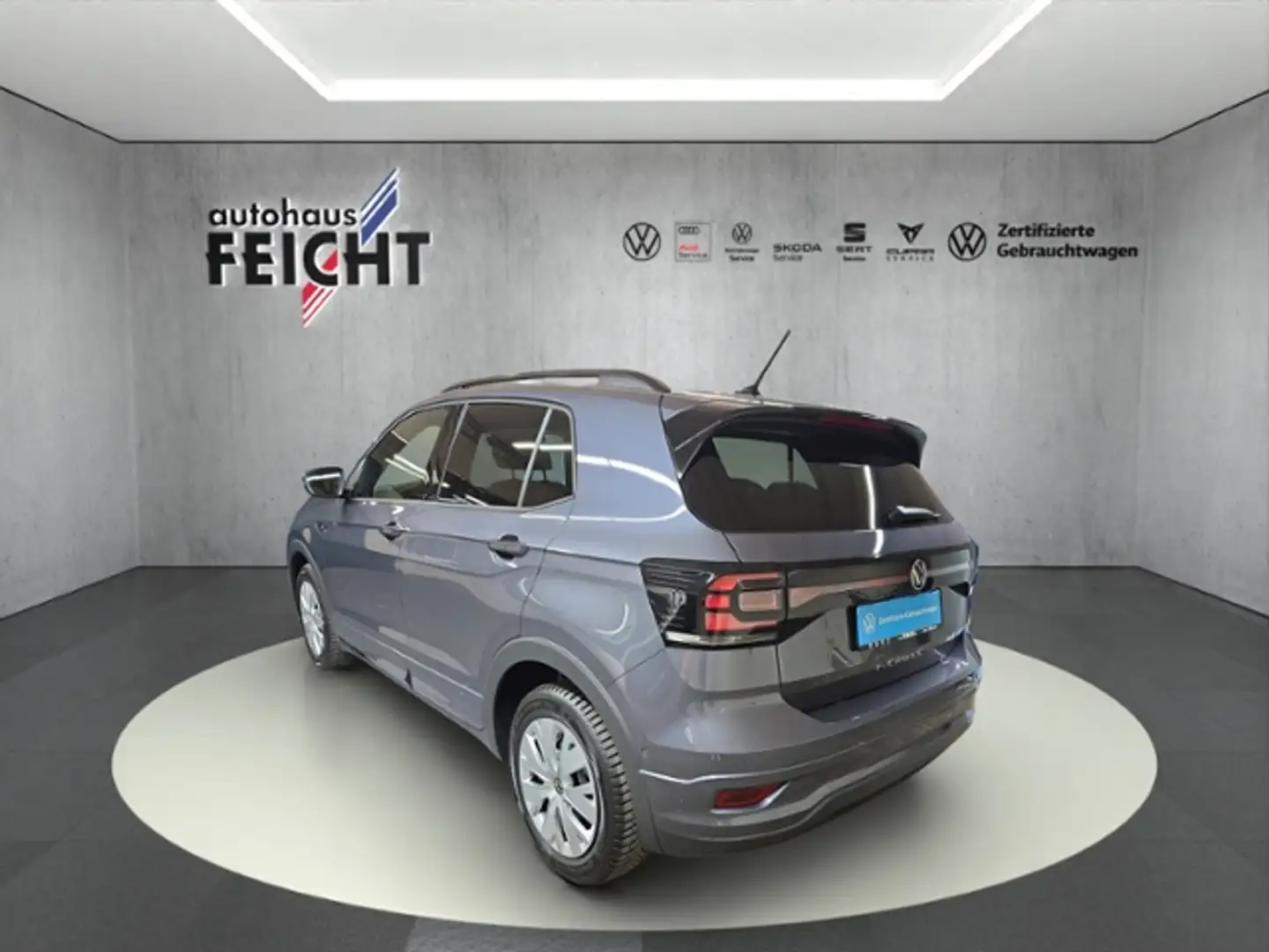 Volkswagen T-Cross 1.5 TSI Life+R-Line+LED+NAV+PARKLENK+APP Grau - 2