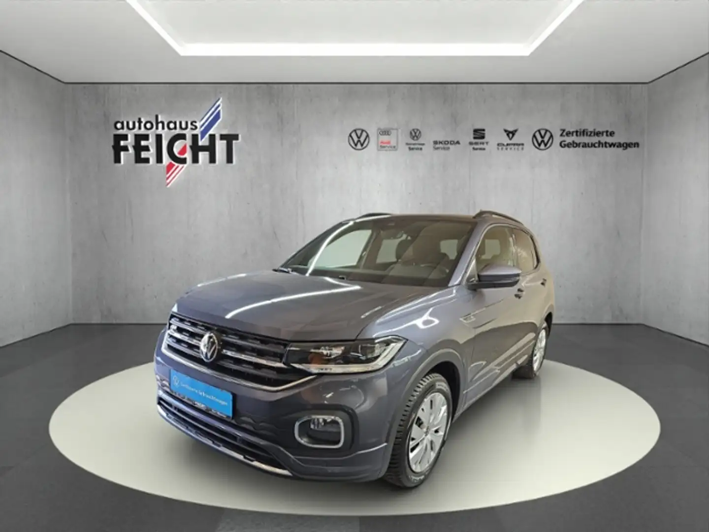 Volkswagen T-Cross 1.5 TSI Life+R-Line+LED+NAV+PARKLENK+APP Grau - 1