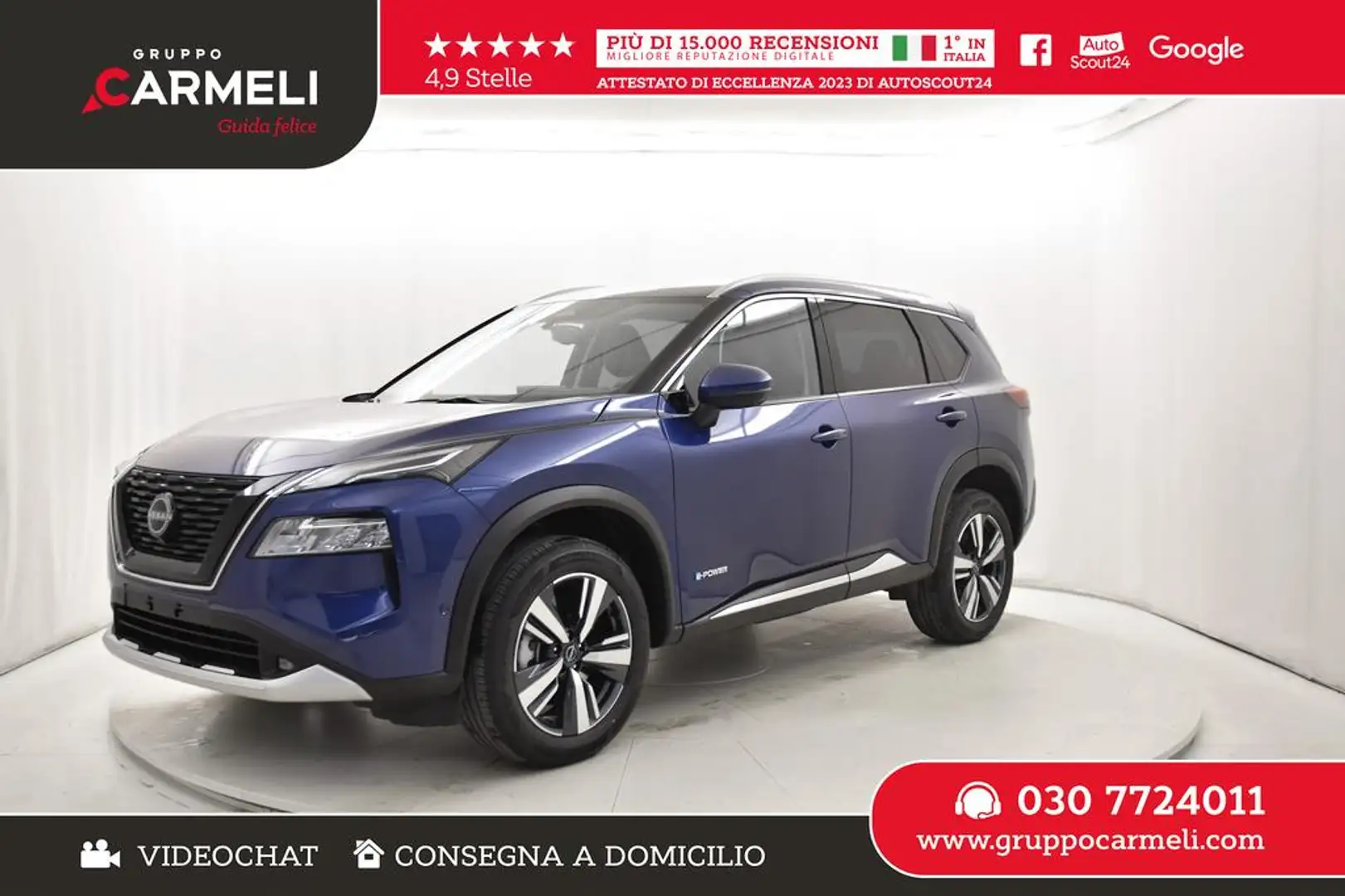 Nissan X-Trail 1.5 e-power Tekna 2wd Blu/Azzurro - 1