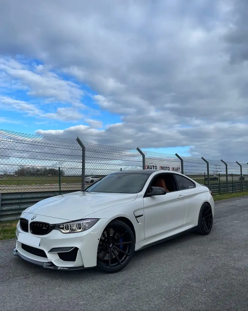 BMW M4 Coupé 431 ch M DKG7 Blanc - 1