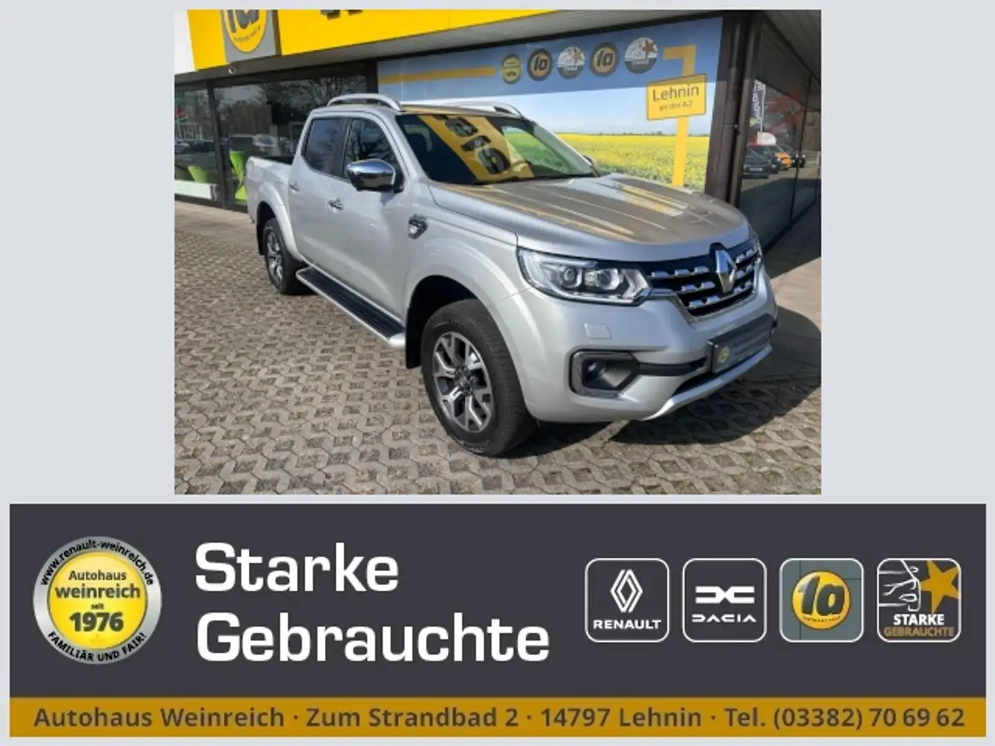Renault Alaskan mit Allrad, Klima & Navi Klima Navi Leder Plateado - 1