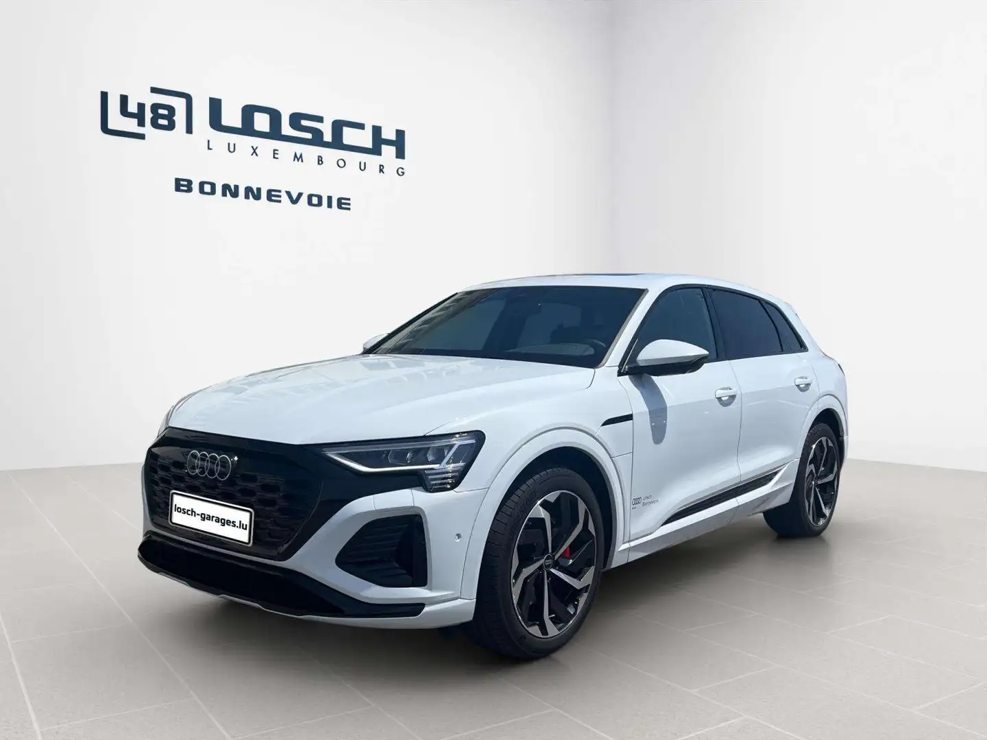 Audi Q8 e-tron S line 55 quattro Blanc - 1