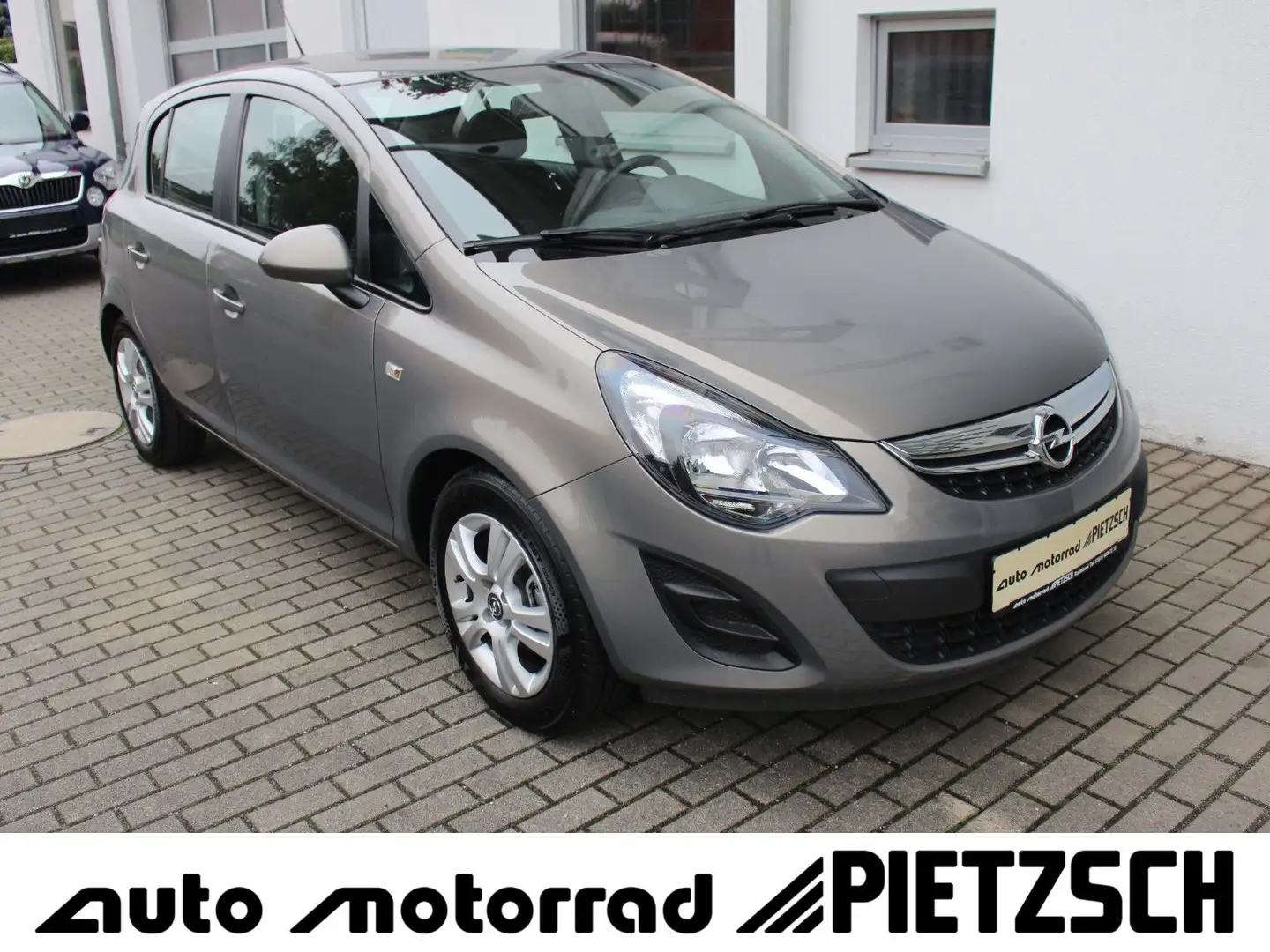 Opel Corsa D Edition 1.2 Alu EFH FlexFix ZV WR 1.Hand Grau - 1