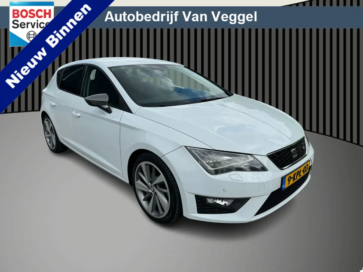 SEAT Leon 1.4 TSI FR trekhaak, cruise, navi, airco Wit - 1