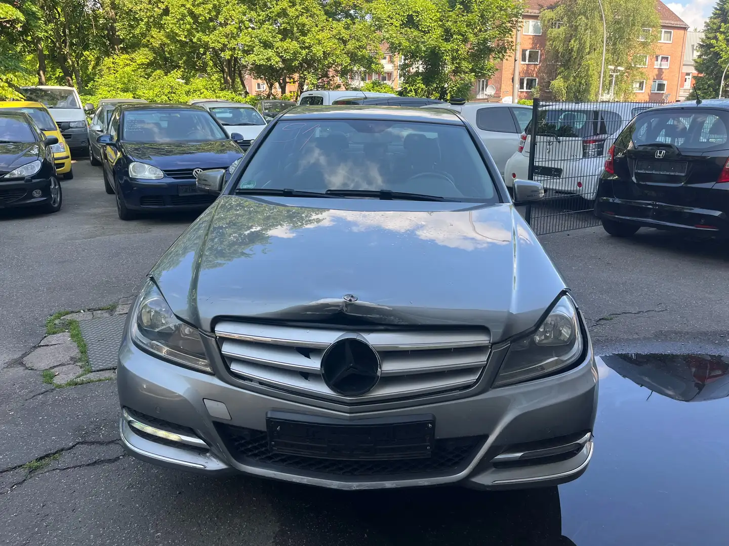Mercedes-Benz C 180 C 180 CGI BlueEfficiency Automatik Navi klimaautom Gris - 1