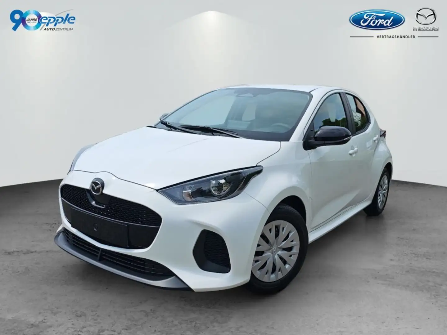 Mazda 2 Hybrid 1.5 VVT-i 116 CVT PRIME-LINE Weiß - 1