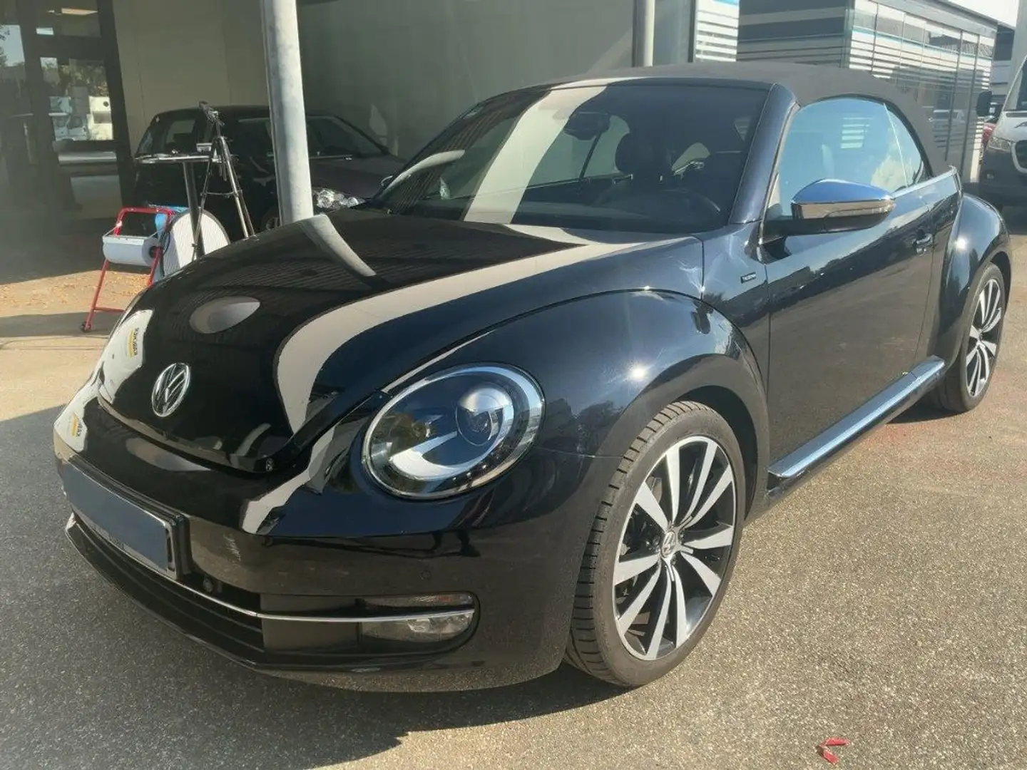 Volkswagen Maggiolino Cabrio 2.0 TDI DSG 150 CV Allstar #internipelle Nero - 1