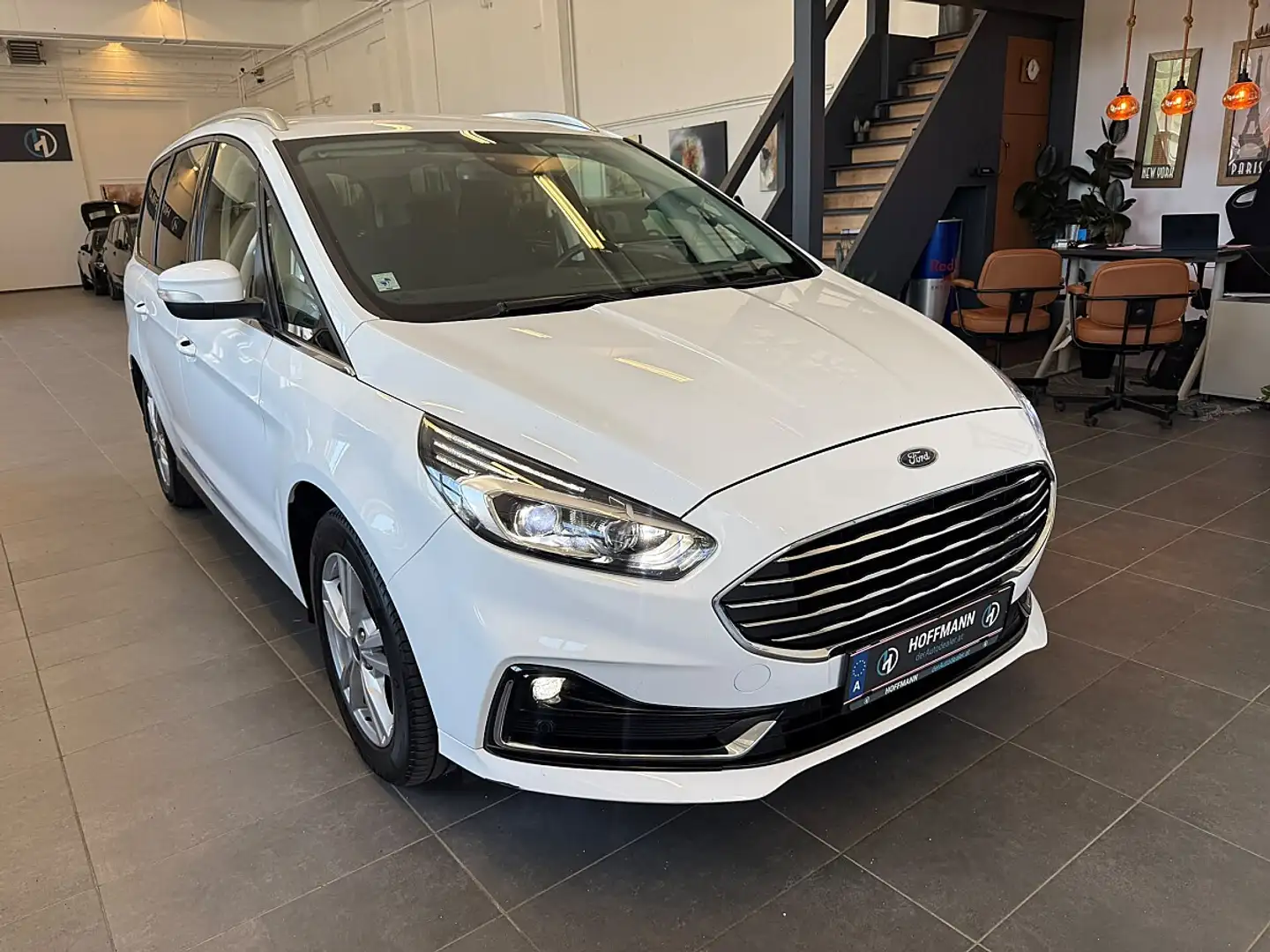 Ford Galaxy 2,5 Duratec Hybrid Titanium Aut. Weiß - 1
