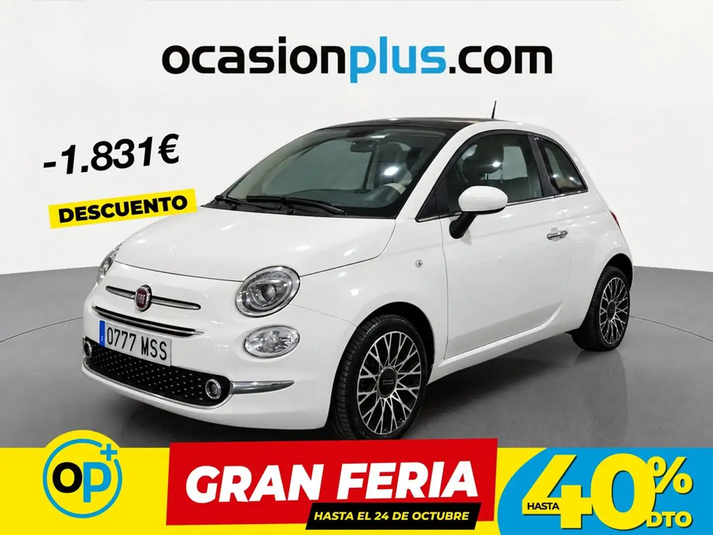 Fiat 500 1.0 Hybrid Dolcevita 52kW Blanco - 1
