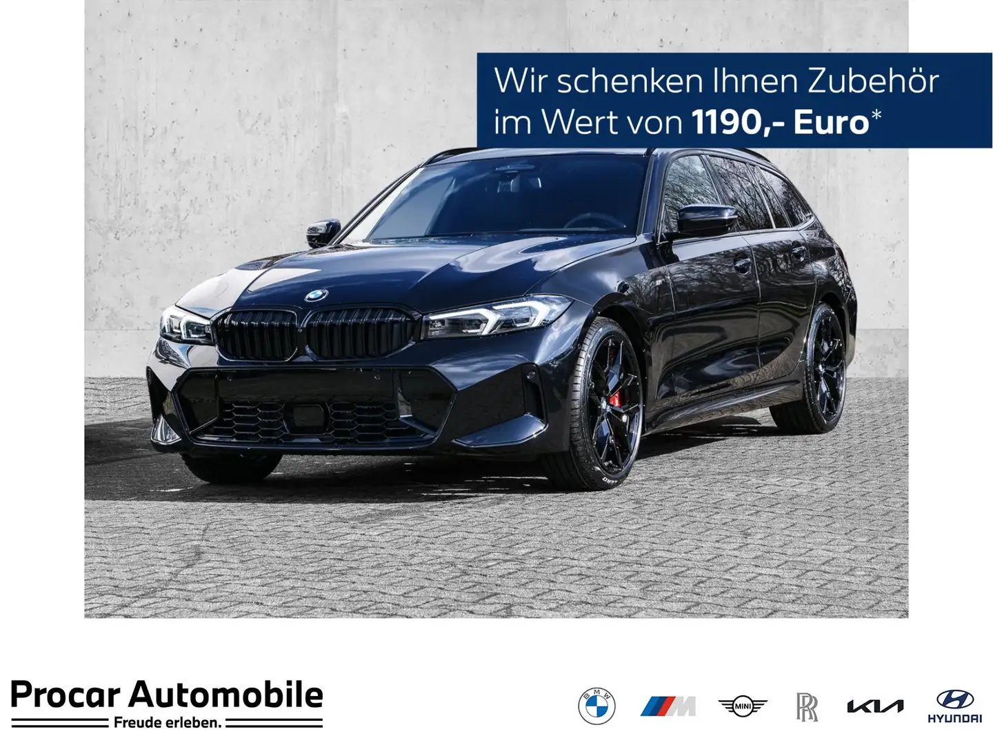 BMW 320 d M Sport Pro AHK HUD LM19 LED Noir - 1