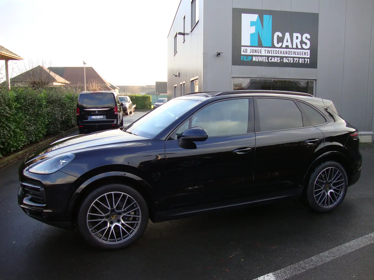 Porsche Cayenne luchtvering, pano, 21", btw in, LED, 2021, camera Noir - 1