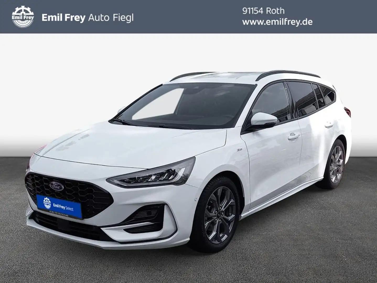 Ford Focus Turnier 1.0 EcoBoost Start-Stopp-System ST-L Weiß - 1