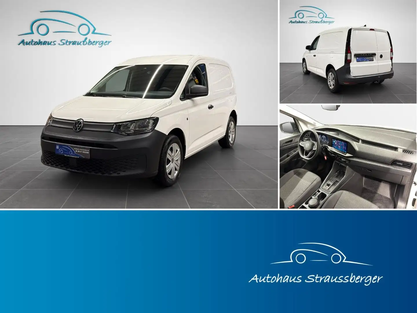Volkswagen Caddy Cargo Basis AHK TEMPO SHZ PDC NP: 41.000 € Weiß - 1