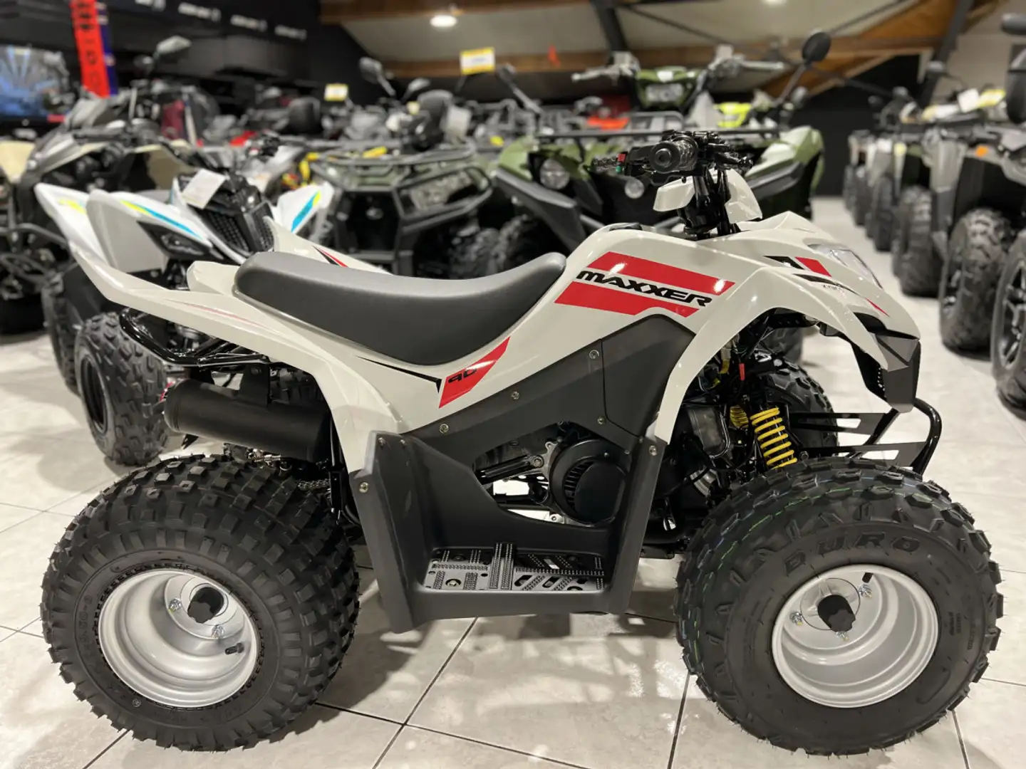 Kymco Maxxer 90 S Blanc - 1