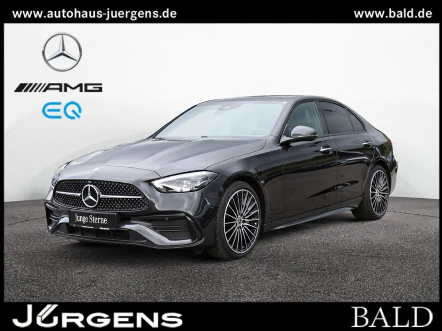 Mercedes-Benz C 180 AMG-Sport/LED/Cam/Burm/Night/Winter/19' Grijs - 1