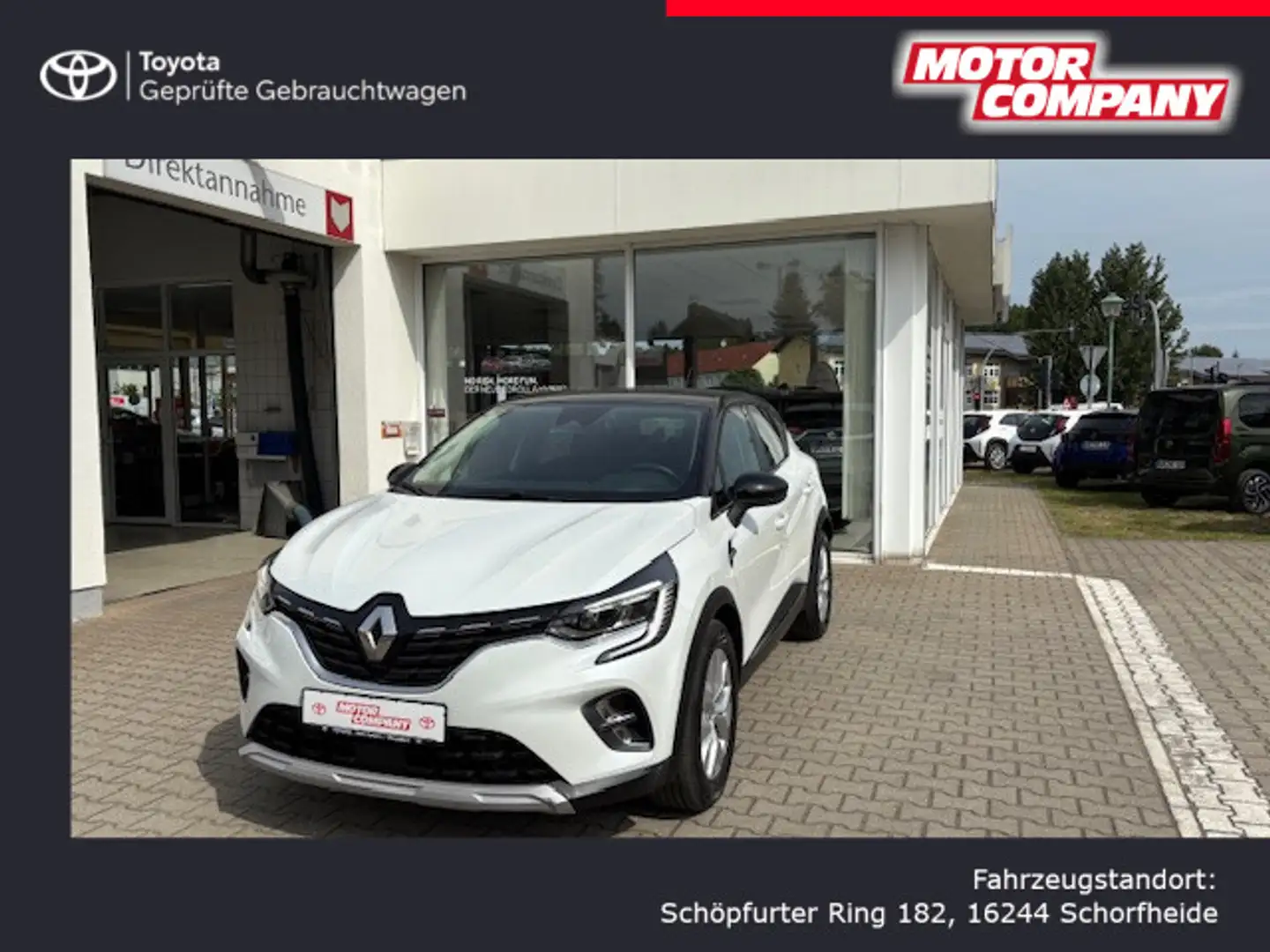 Renault Captur 1,3 TCe 5Trg. Automatik Intens Ausstattung Weiß - 1
