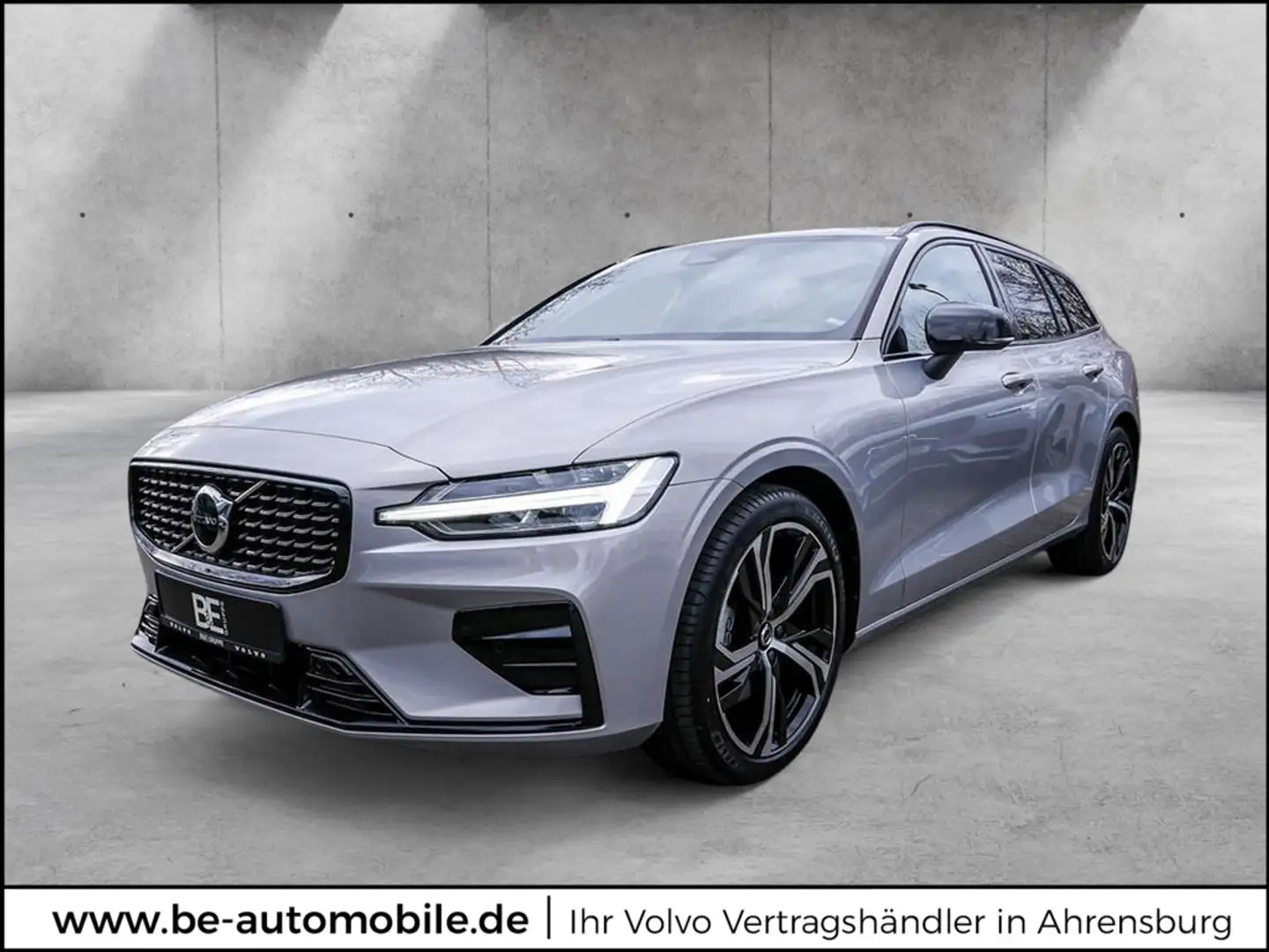 Volvo V60 B4 Plus Dark Navi Kam ACC BLIS HK SHZ LH Silber - 1