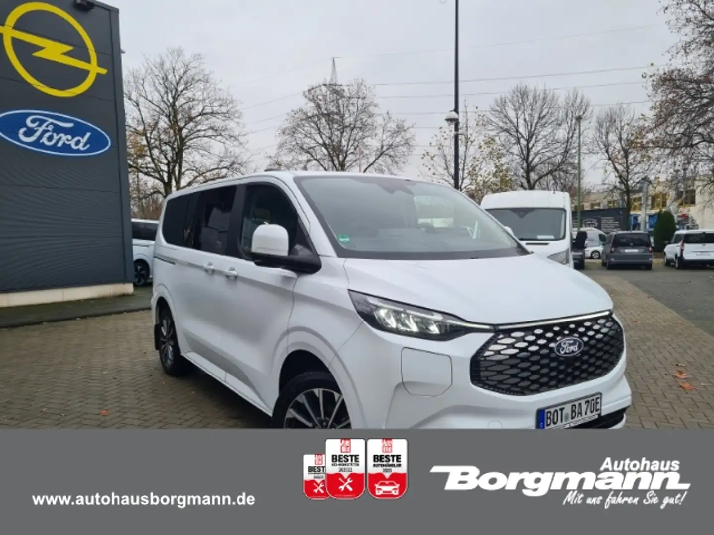 Ford Tourneo Custom Titanium X BEV B&O Pano-Dach elektr AHK 360Grad Ka Bianco - 1
