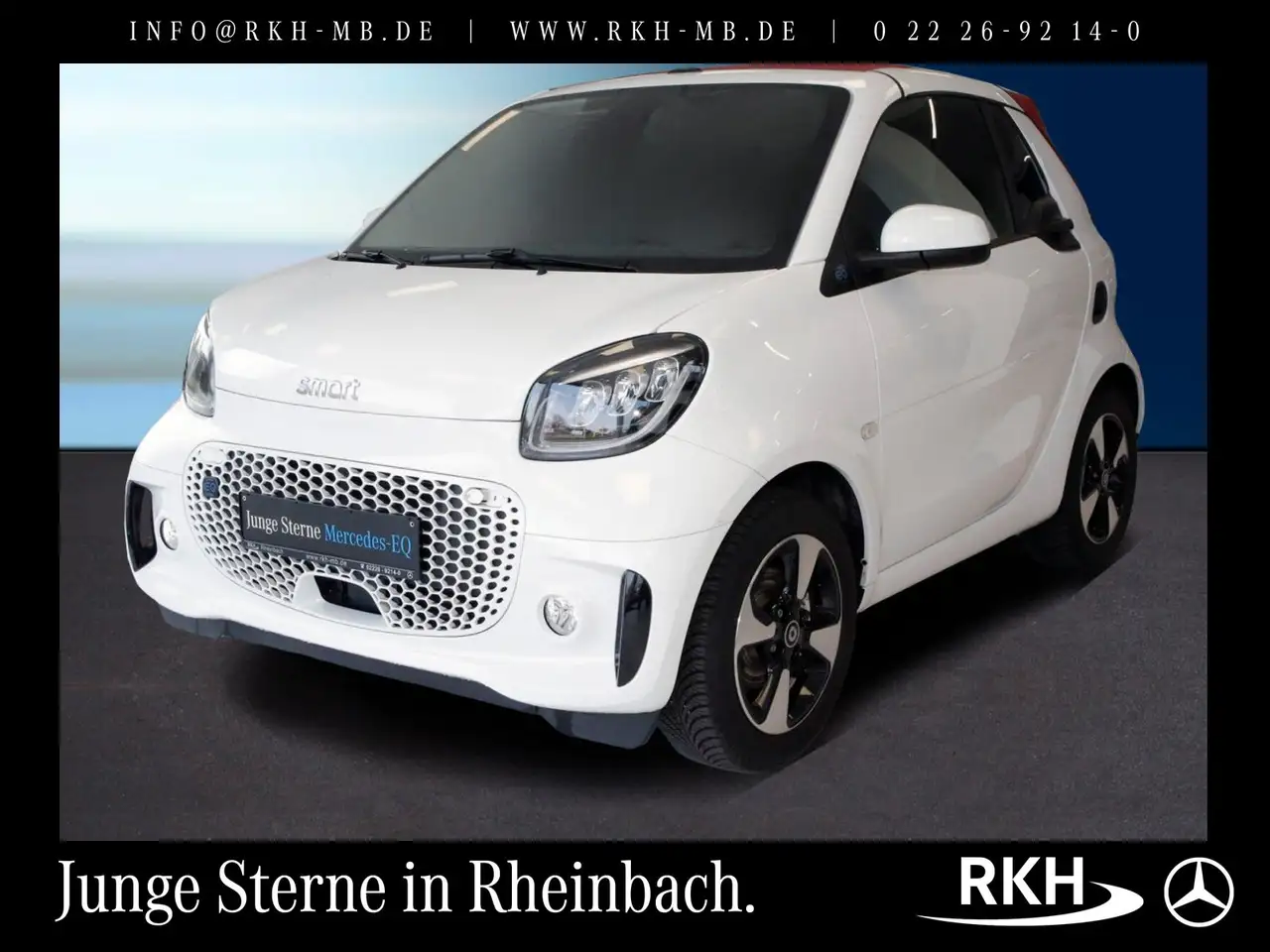 Smart forTwo smart EQ fortwo cabrio LED/22 kW-Bordlader/SHZ — миниатюра 1