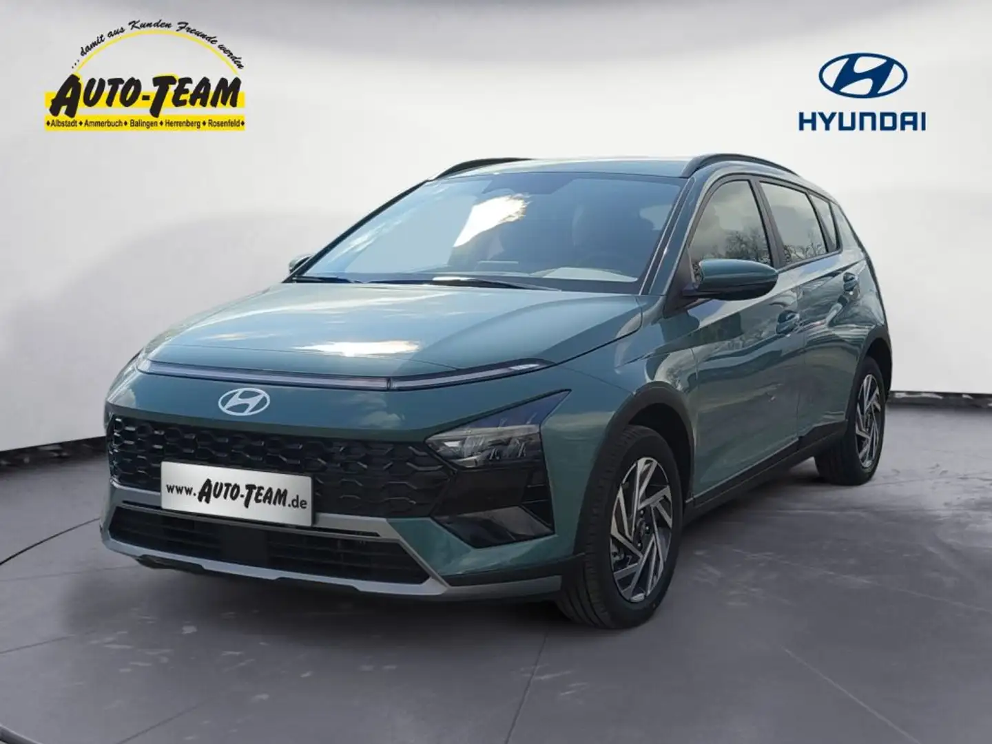 Hyundai BAYON 1.0 T-GDI DCT Trend Grün - 1