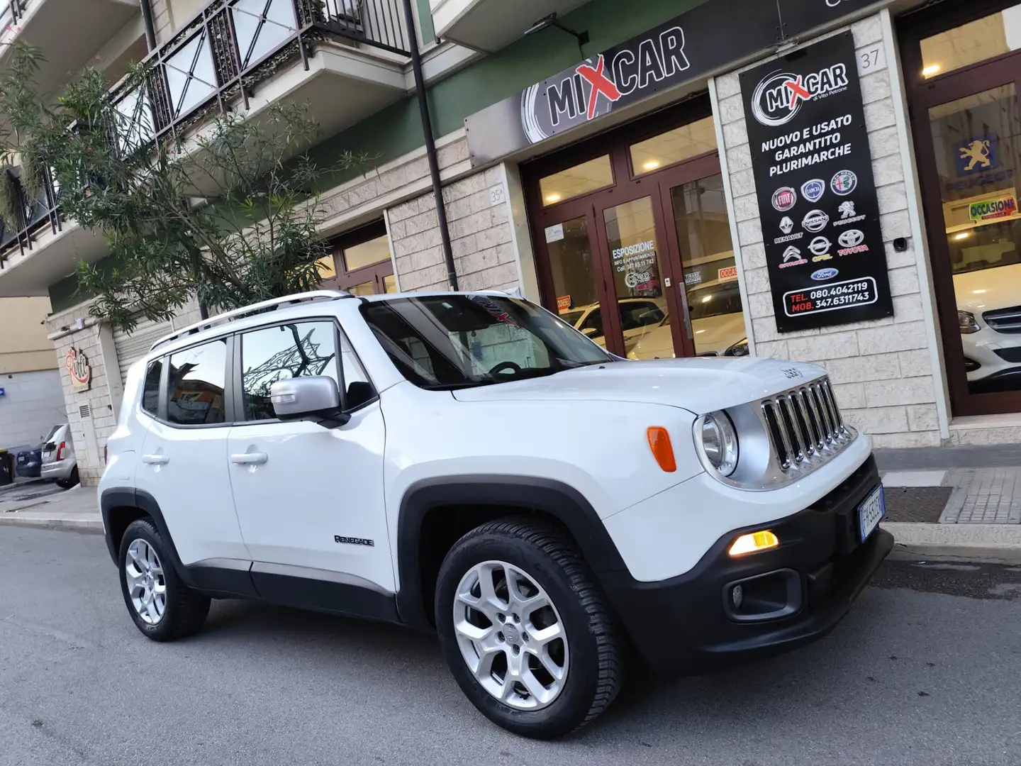 Jeep Renegade Renegade 1.6 Mjt 120CV Limited NAVI PELLE Blanc - 1