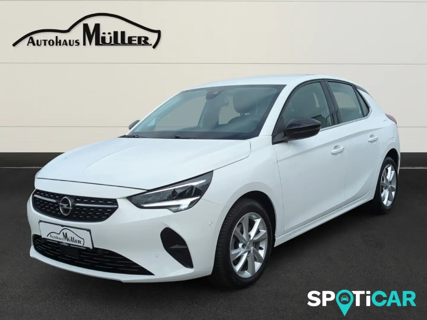 Opel Corsa Elegance 1.2 Turbo Autom. +CarPlay+Kamera+PDC Weiß - 1