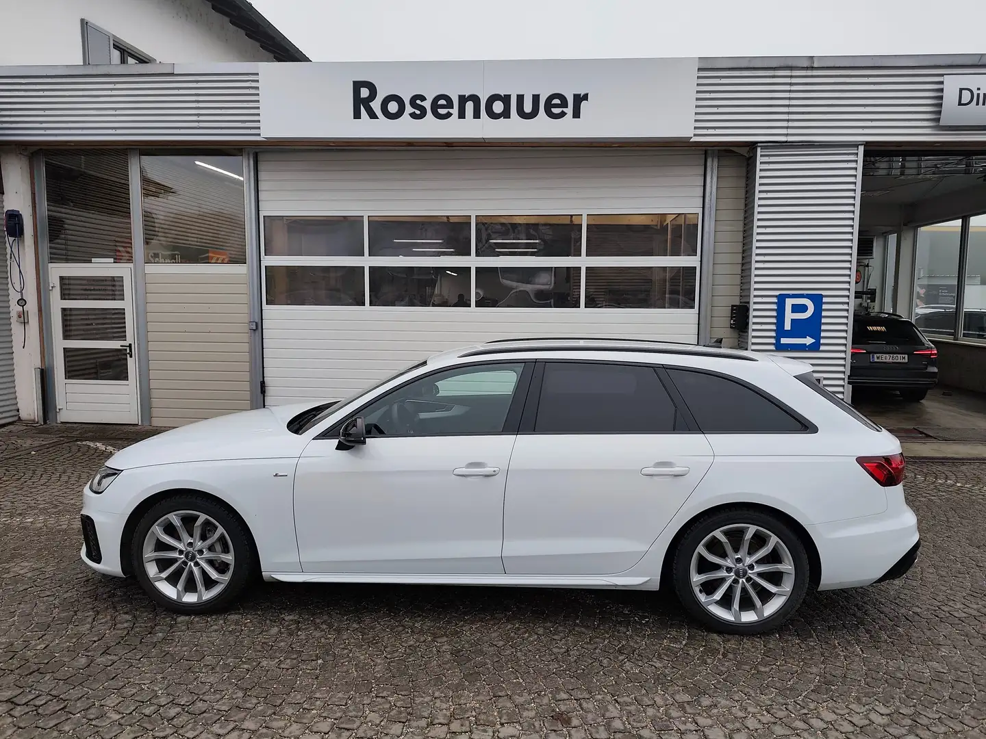 Audi A4 40 TDI quattro S line Weiß - 1