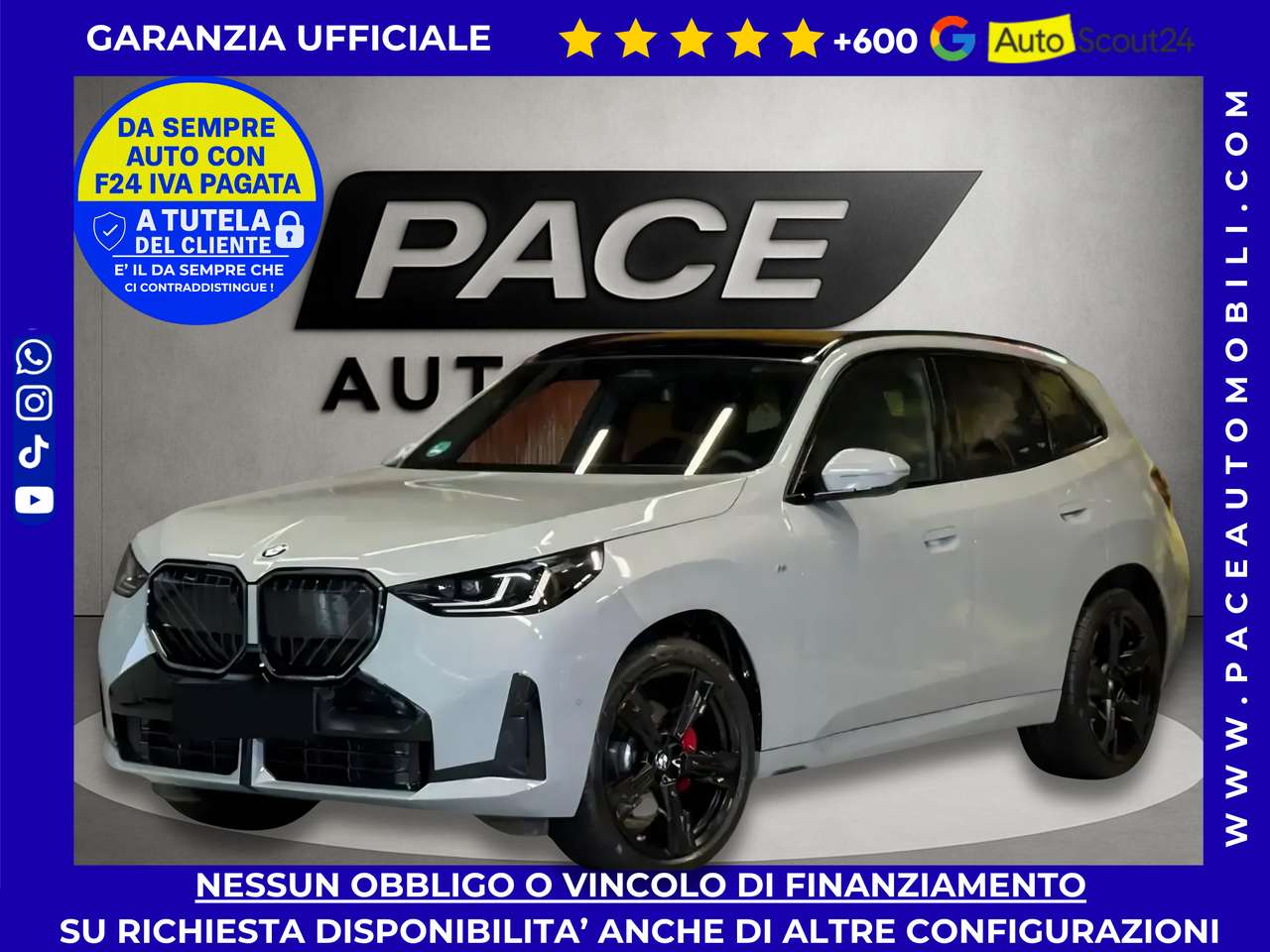 BMW X3 XD MSPORT PRO M-SPORT PDC ACC BLACK PACK 21" TETTO