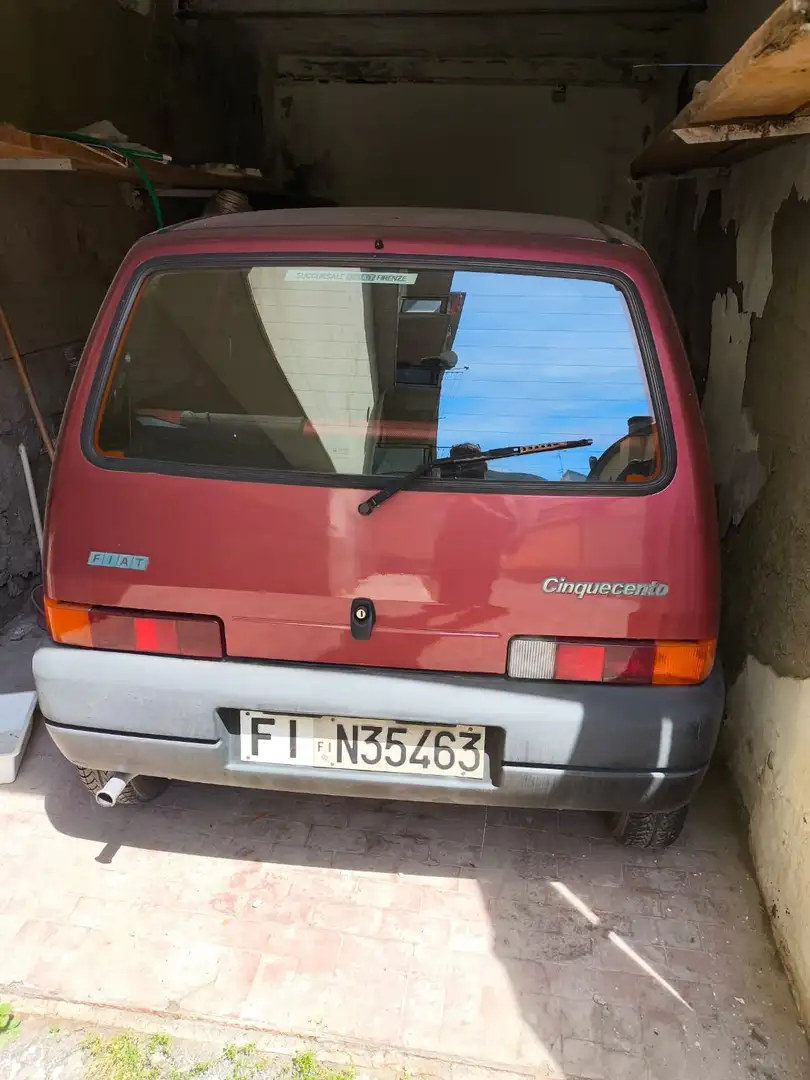 Fiat Cinquecento cinquecento tre porte Rood - 1