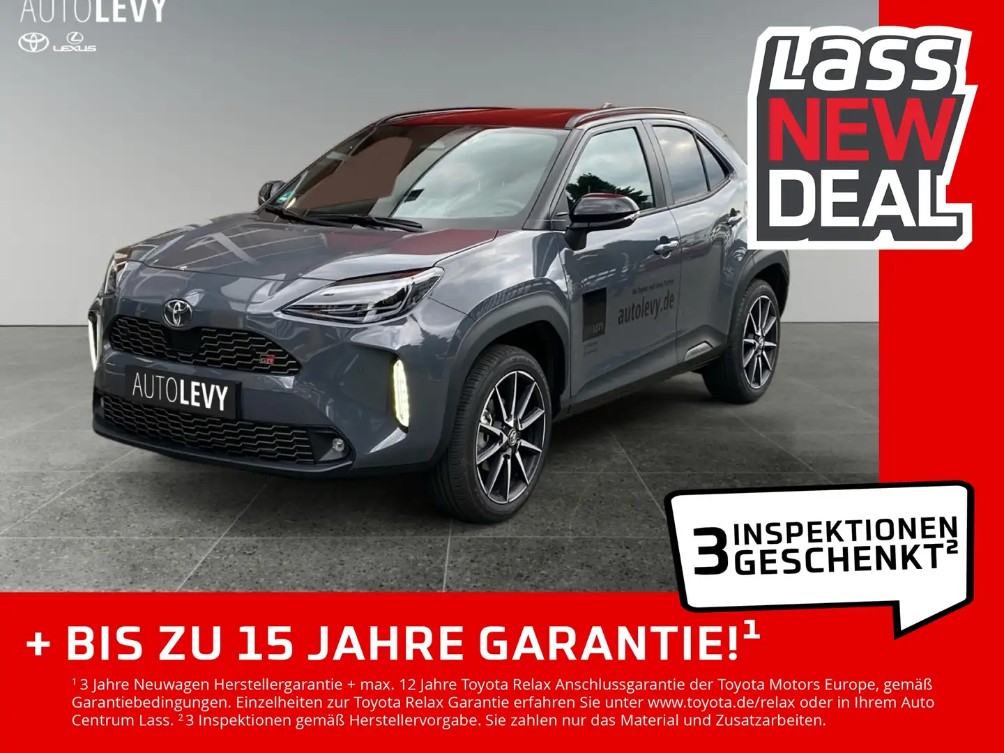 Toyota Yaris Cross GR Sport +18 Zoll+el.Heckkl.+Vorlauf Grigio - 1