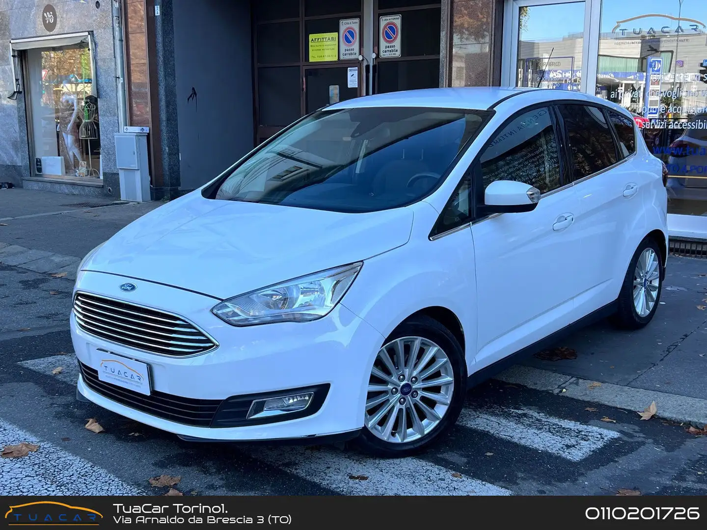 Ford C-Max Titanium 1.5 TDCi Blanc - 1